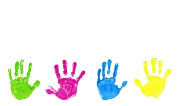 Fingerfarben Abdrücke Quelle: Pixabay